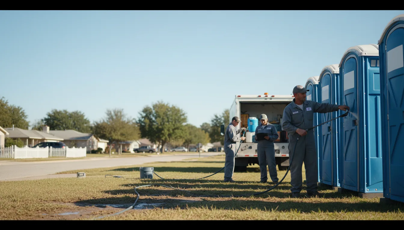 Long-Term Portable Toilet Rental in Bennington, KS near me